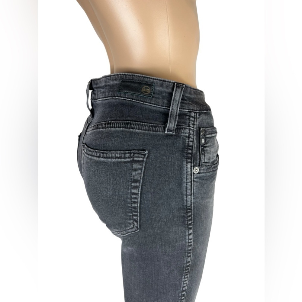 AG Adriano Goldschmied Womens Jeans Farrah ankle high rise skinny black size 28 - Picture 5 of 15